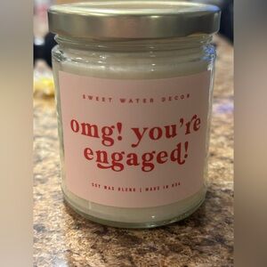 Engagement Candle - Cream